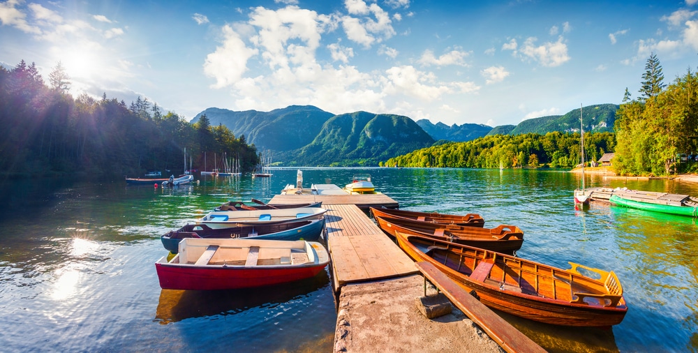 Meer van Bohinj Slovenië