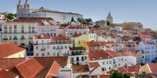 Alfama in Lissabon in Portugal