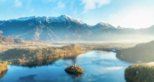 Het meer van Bled in Slovenië