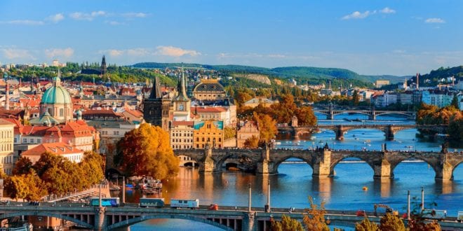 Bruggen in Praag in Tsjechië