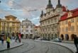 Straat in Budapest in Hongarije