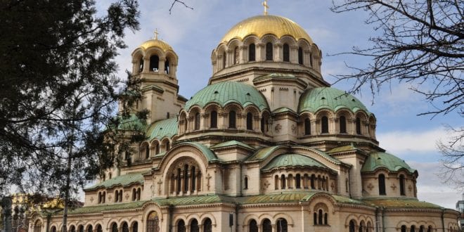 Kathedraal in Sofia in Bulgarije