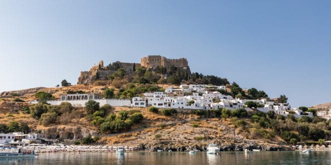 Lindos Rhodos in Griekenland