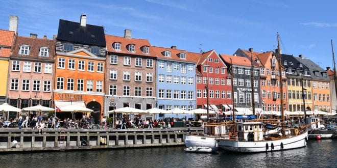 Stad Kopenhagen Denemarken