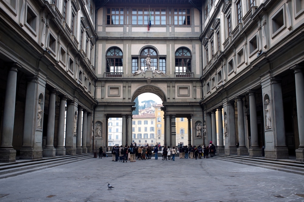 Uffizi museum Florence Italië
