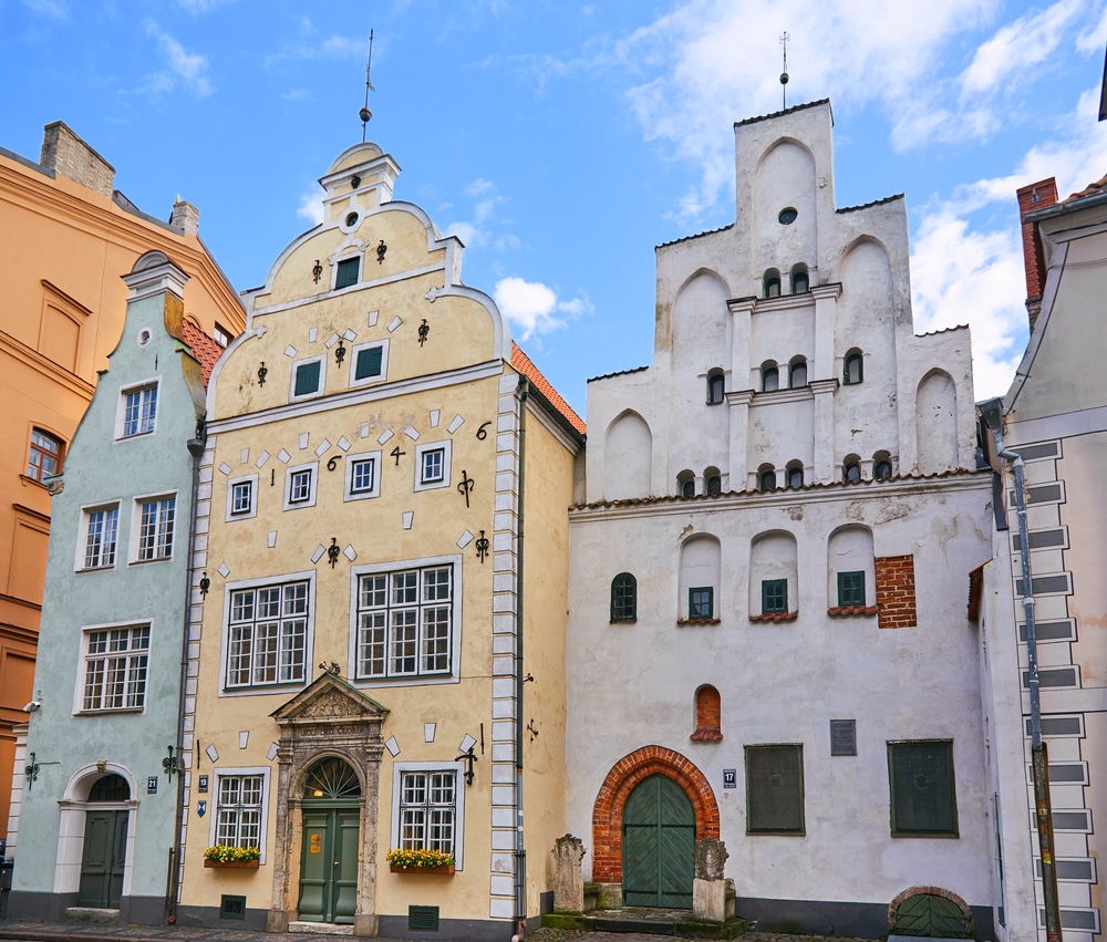 De Drie Broeders Riga shutterstock 682535302, Bezienswaardigheden in Riga