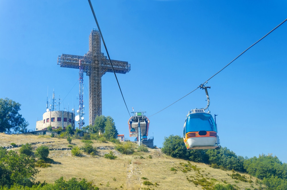 Vodno Skopje shutterstock 689212123, Bezienswaardigheden in Skopje