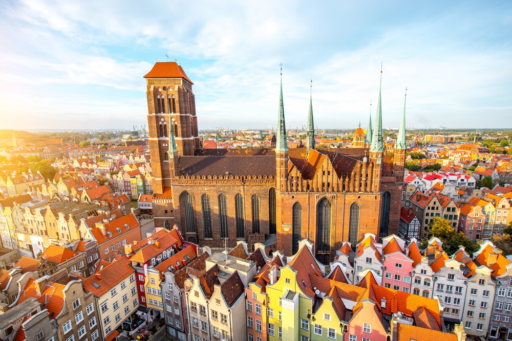 Mariakerk Gdansk shutterstock 516971695, Bezienswaardigheden in Gdansk