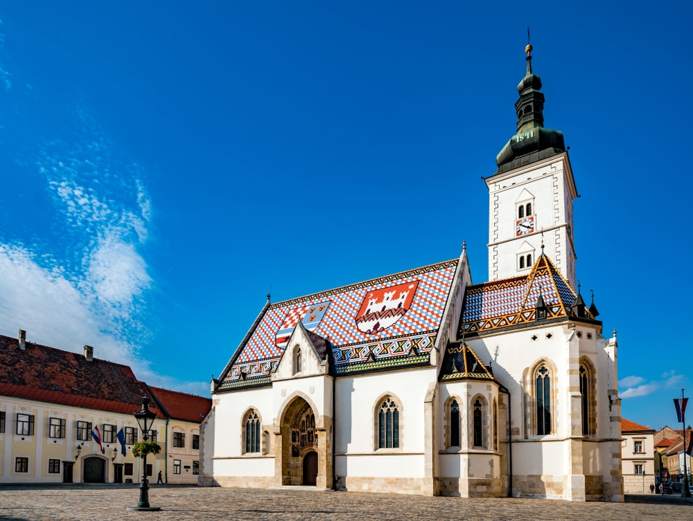 Sint Marcus Kerk Zagreb shutterstock 1144222085, Bezienswaardigheden in Zagreb