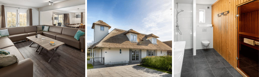 Villa in Domburg, natuurhuisjes zeeland bij zee