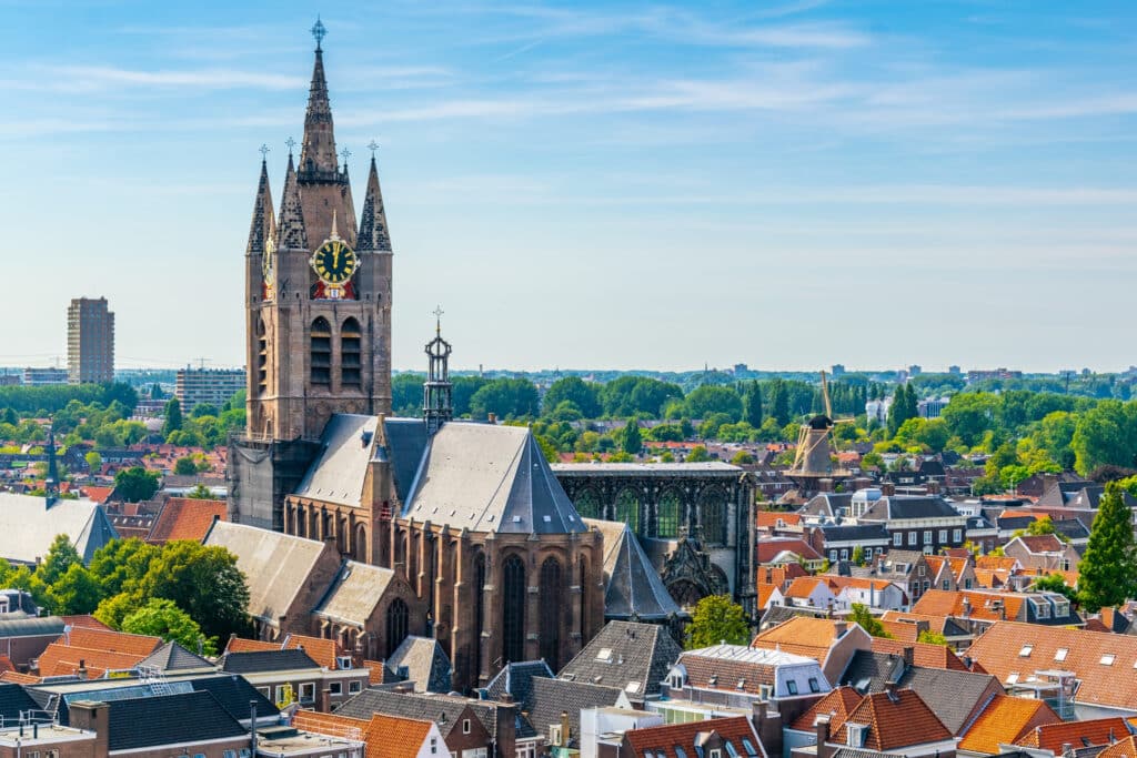 Oude kerk Delft, Bezienswaardigheden Zuid-Holland