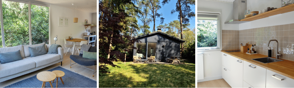 Natuurhuisje in Leersum 3, vakantiehuisjes met jacuzzi op de Veluwe