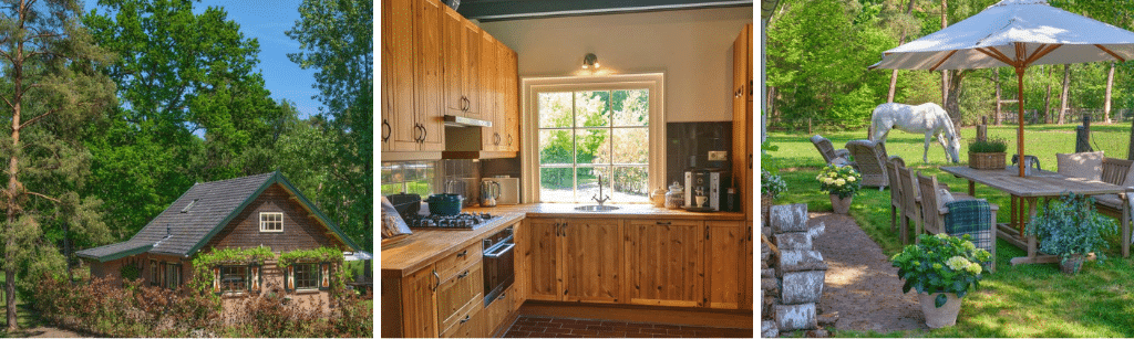 Natuurhuisje in Leersum 4, vakantiehuisjes met jacuzzi op de Veluwe