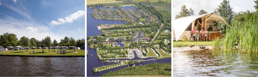 Top 15 campings in Nederland aan een meer