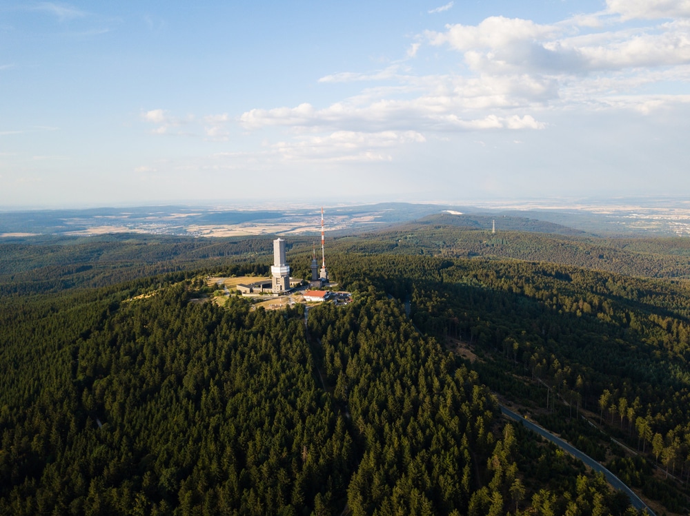 de Feldberg in het Zwarte Woud op een zomerdag