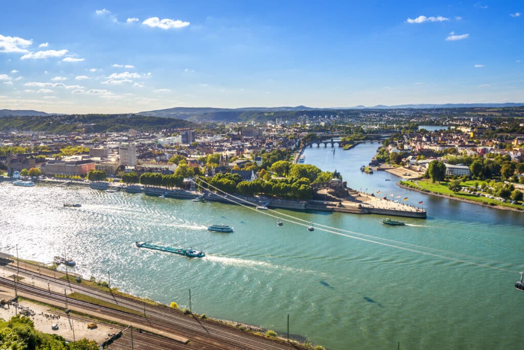 Koblenz Moezel, 20 mooiste steden duitsland