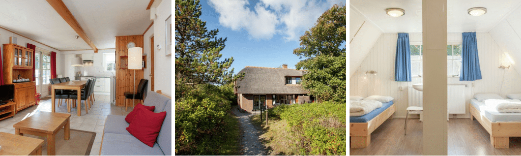 Natuurhuisje aan de bosrand, vakantiehuizen in Vlieland