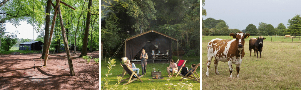 Boerenbed Het Wesselink in Salland Boerencamping Nederland, bijzonder overnachten Limburg