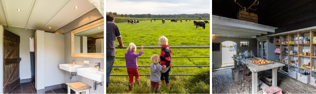 Boerenbed Hoeve Meijer Boerencamping Nederland, bijzonder overnachten Limburg