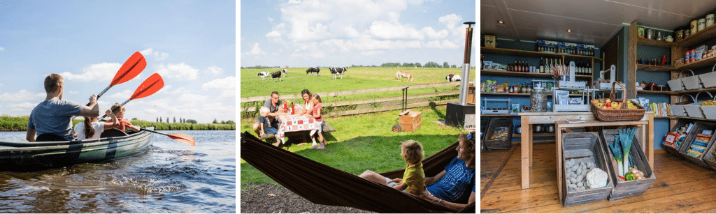 Boerenbed Hoeve Waterschap Boerencamping Nederland, logeren bij de boer in Engeland