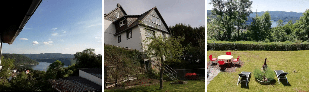 Haus Blick am Edersee, vakantiehuizen aan meer Duitsland