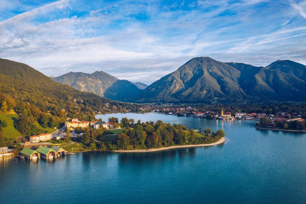 Tegernsee meren Duitsland, natuurgebieden Duitsland