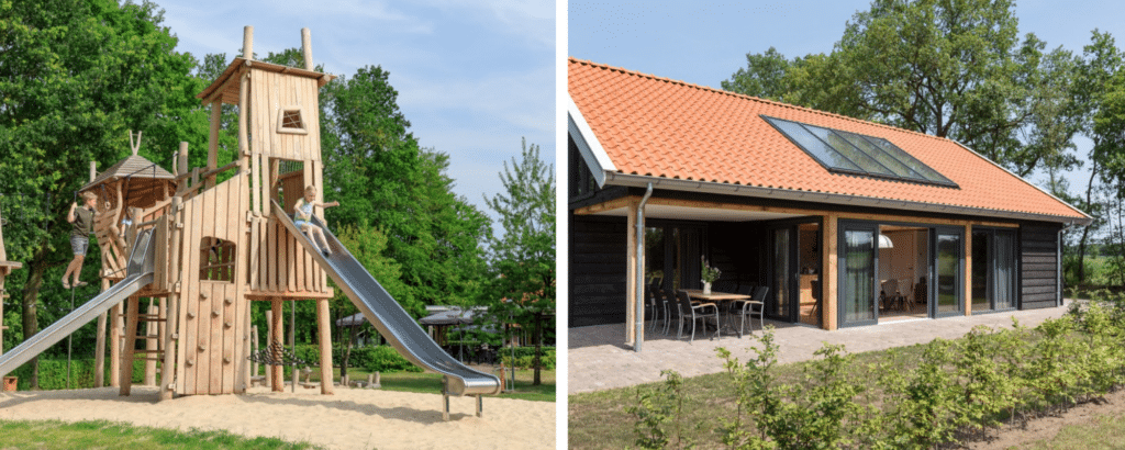 Ardoer Recreatiepark Kaps rustieke vakantieparken Twente, wellness huisje nederland