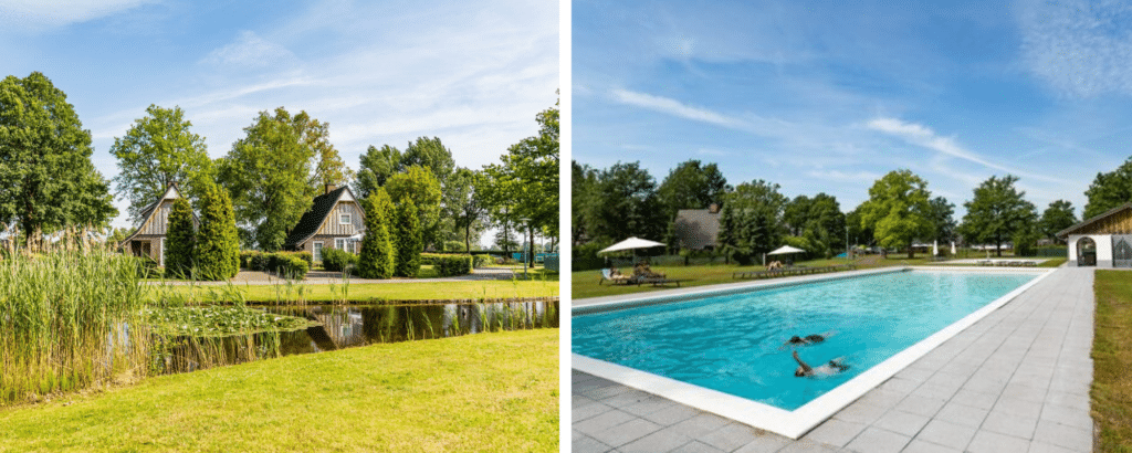 Hof van Salland rustieke vakantieparken Twente 1, wellness huisje nederland