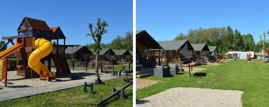 Villatent op Camping t Geuldal, mooie spaanse costa's