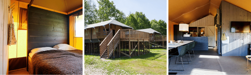 Safaritent op vakanrtiepark Sallandshoeve Safaritent Overijssel, tiny house Overijssel