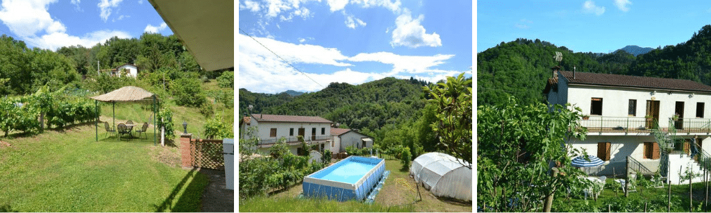 Natuurhuisje Molazzana natuurhuisjes Toscane Zwembad,