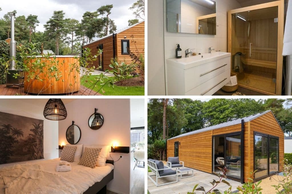 droompark de zanding wellness lodge hottub 1, vakantiehuisjes met jacuzzi op de Veluwe