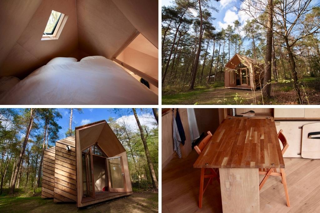 tiny house speulderbos ermelo veluwe 1, bijzonder overnachten Nederland