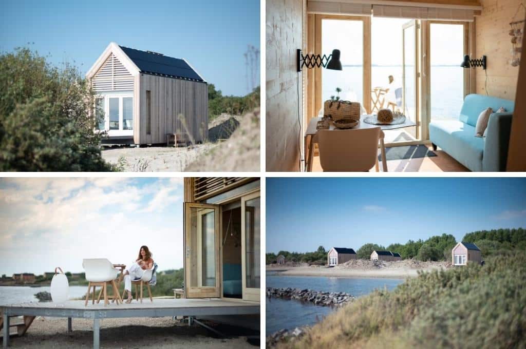 qurious eco grevelingenstrand tiny house zuid holland, campings Nederland aan zee