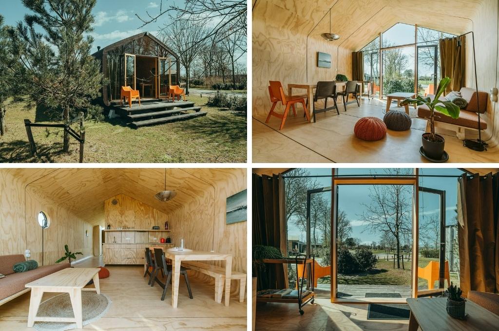 vakantiepark de klepperstee tiny house oep ouddorp, tiny house Nederland