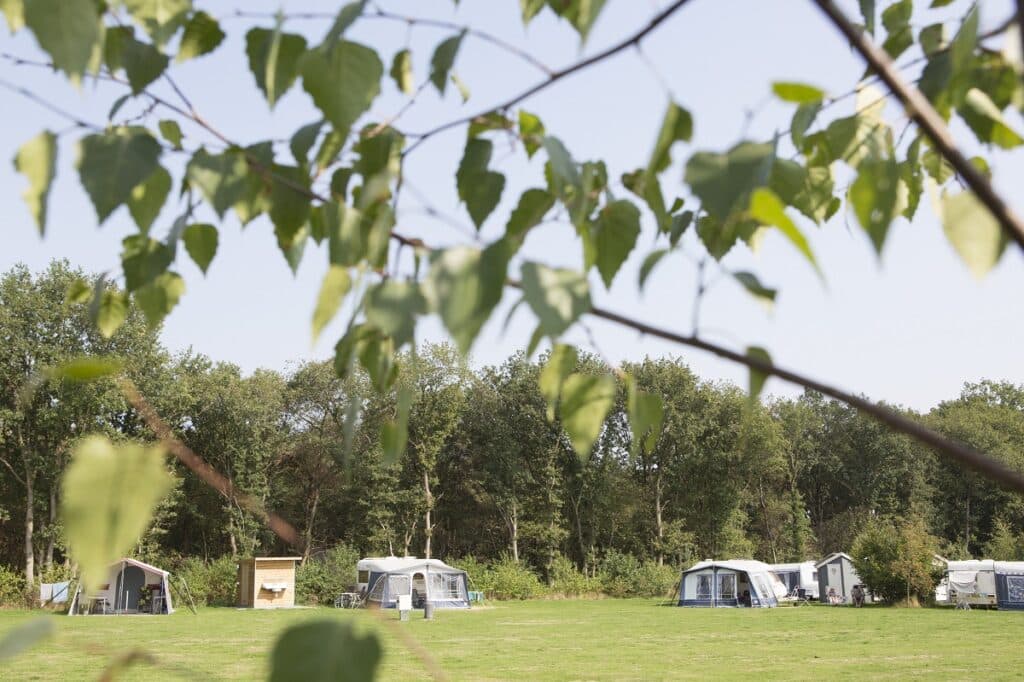 Camping met prive sanitair overijssel lemeler esch, wandelen Overijssel