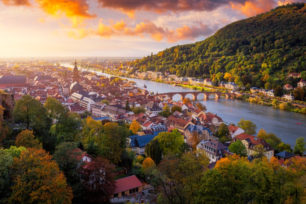 Duitsland Heidelberg, 20 mooiste steden duitsland