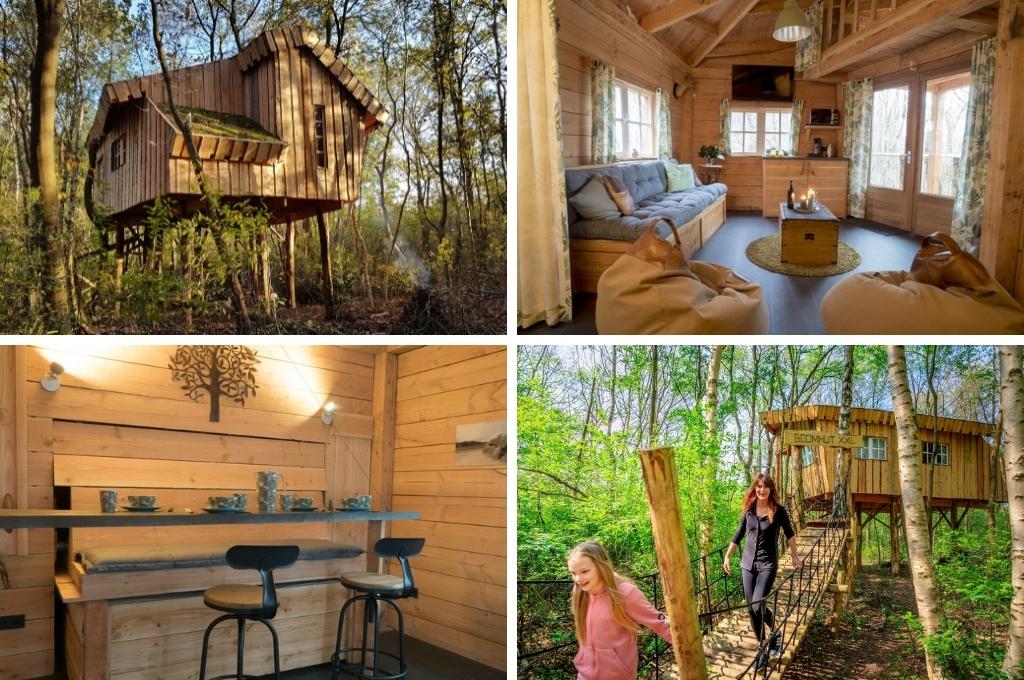 boomhut drenhte nederland camping de reenwissel, wellness huisje nederland