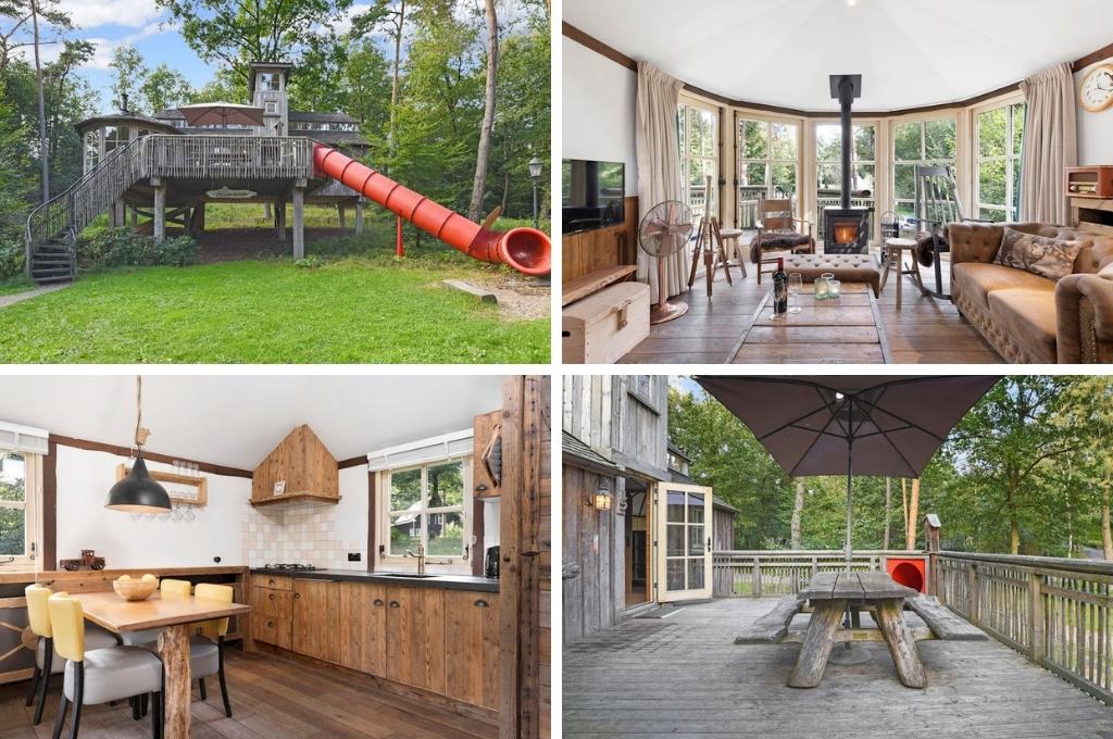 boomhut nederland veluwe landal miggelenberg, wellness huisje nederland