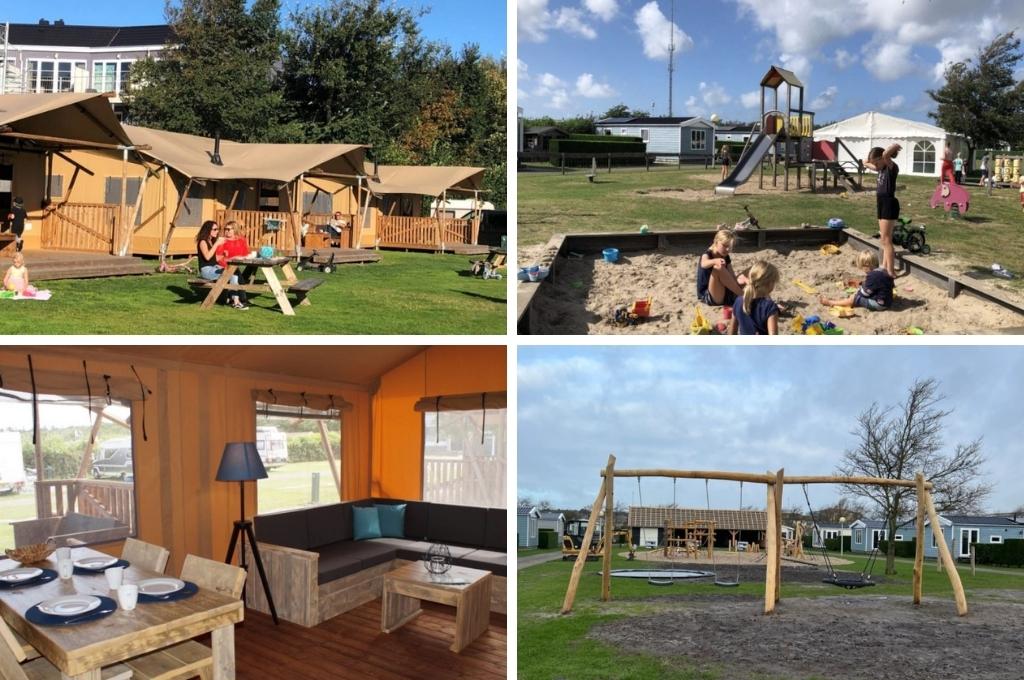 glamping texel camping coogherveld 1, bijzonder overnachten Texel