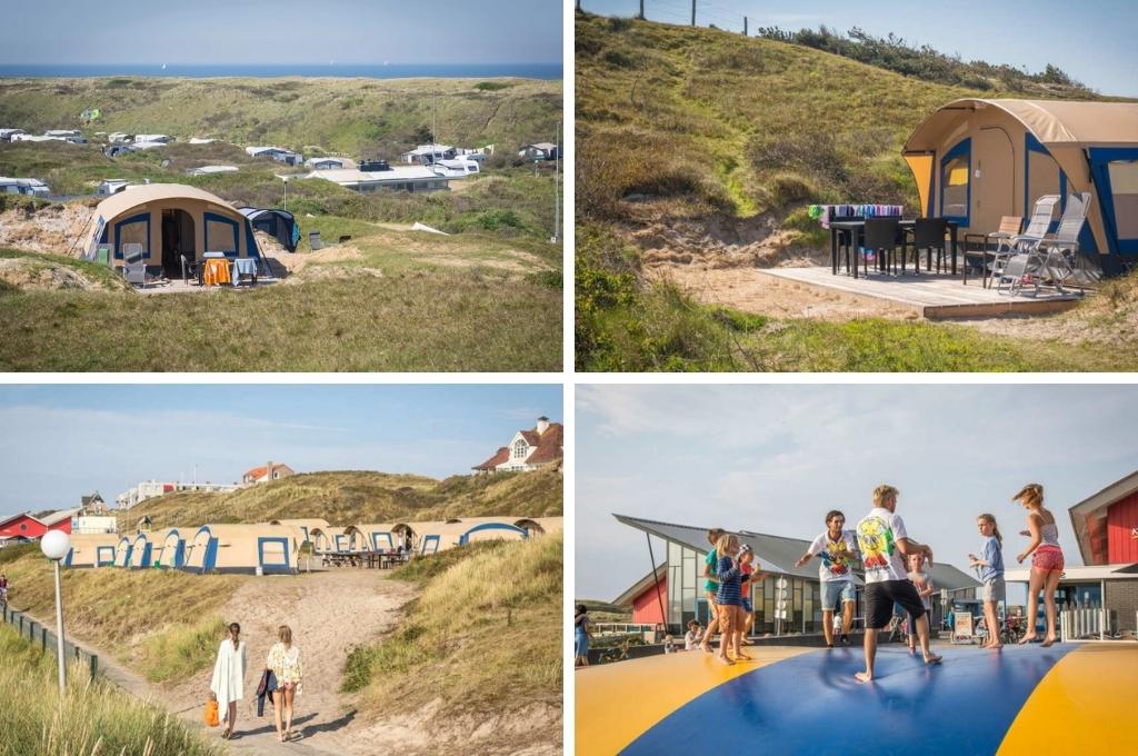 glamping texel kogerstrand 1, bijzonder overnachten Texel