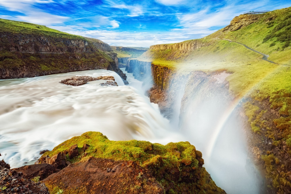 Gullfoss IJsland 1444531823, mooiste meren van europa