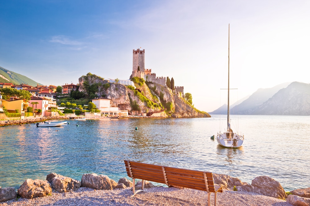 Malcesine Gardameer Italie 1844766256, Stedentrip in de winter in Europa