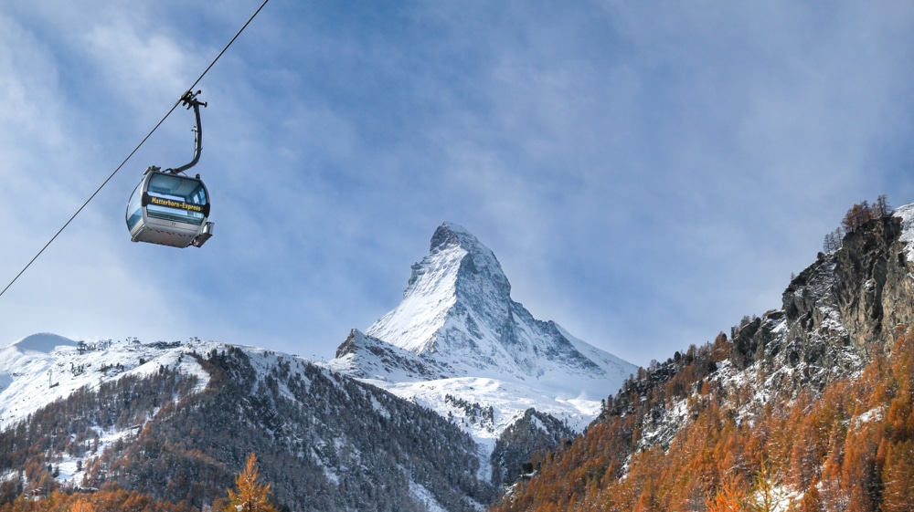 Matterhorn Kabelbaan, de mooiste plekken in de alpen