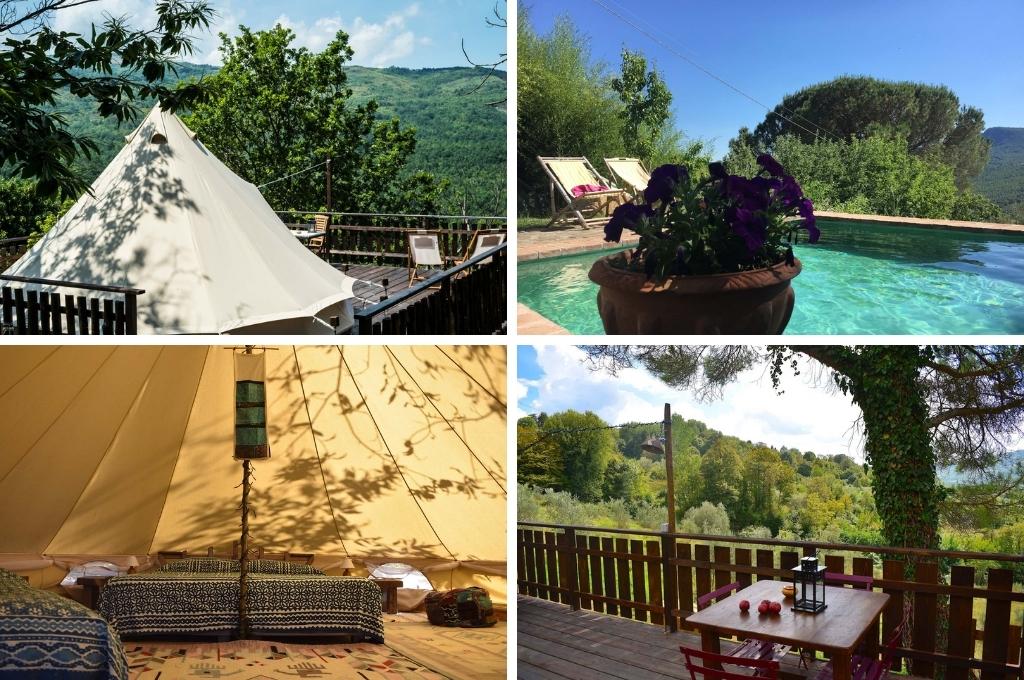 De 10 mooiste glamping & safaritenten in Toscane