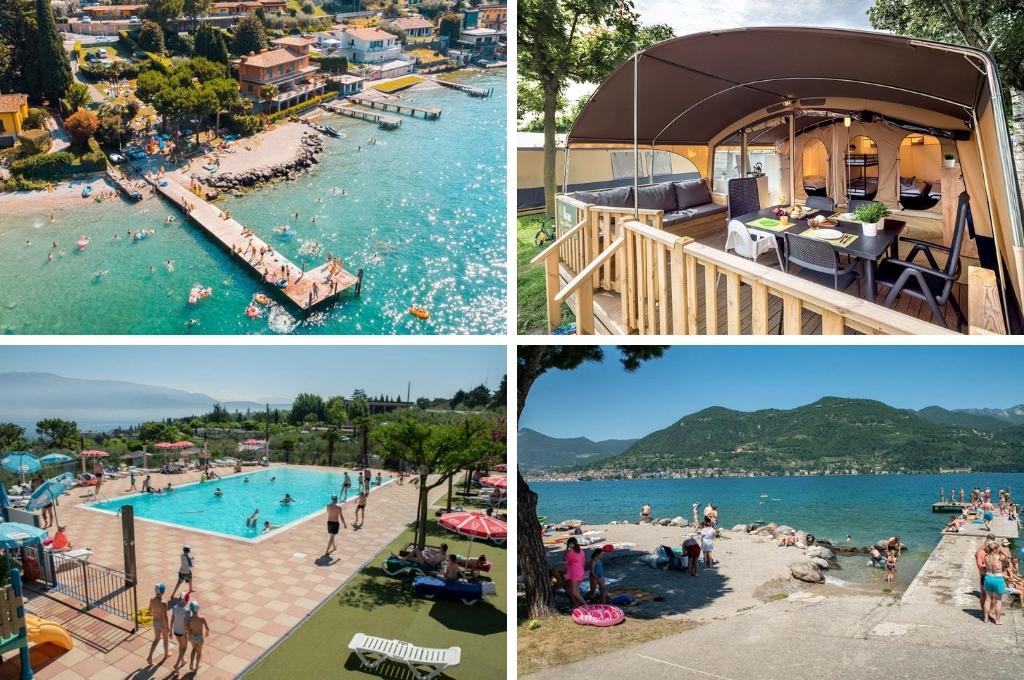 camping eden gardameer glamping italie, camping meer Noord-Italië