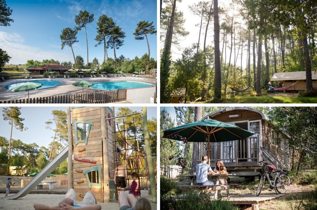 huttopia landes sud glamping aan zee, glamping Frankrijk aan zee