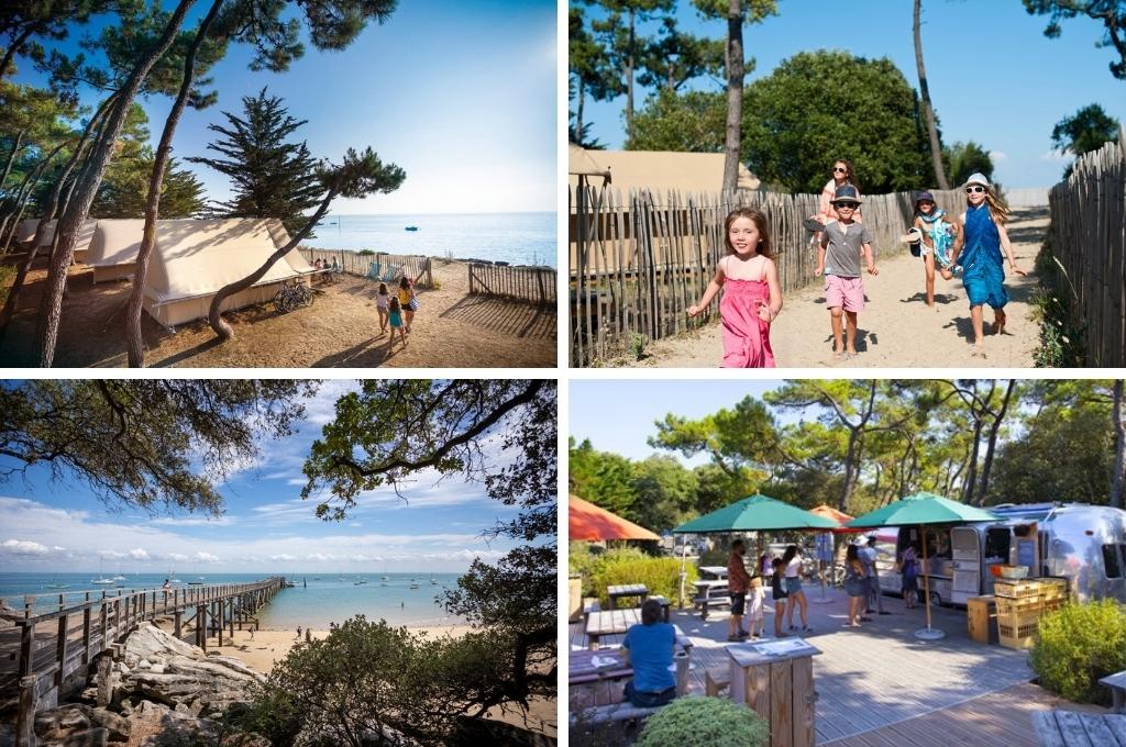 huttopia noirmoutier glamping frankrijk aan zee, mooiste campings europa