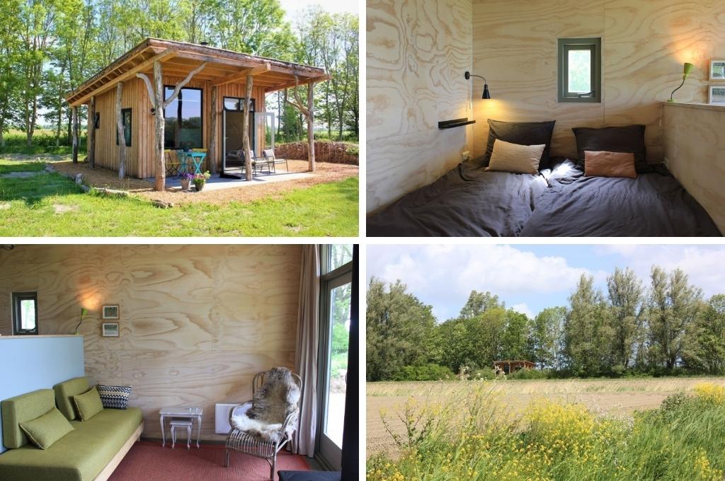 tiny house klein wispelheem nederland, campings Nederland aan zee