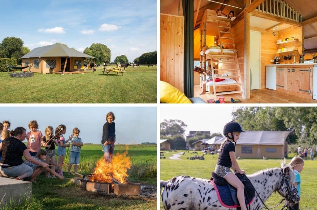 FarmCamps De Oostermaat, wellness huisje nederland